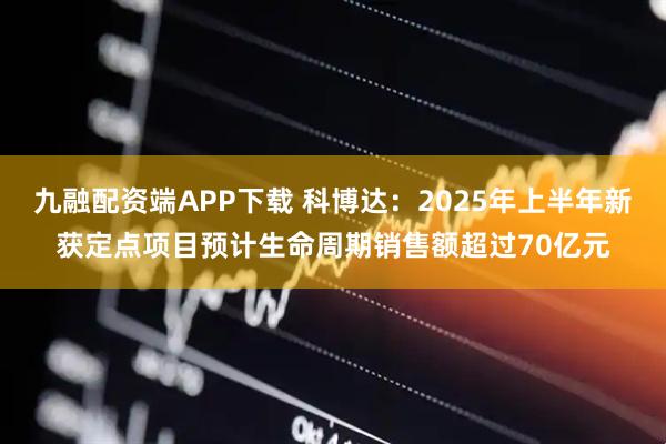 九融配资端APP下载 科博达：2025年上半年新获定点项目预计生命周期销售额超过70亿元