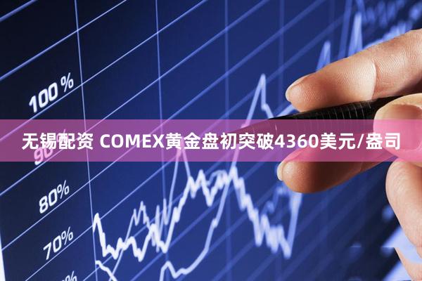 无锡配资 COMEX黄金盘初突破4360美元/盎司