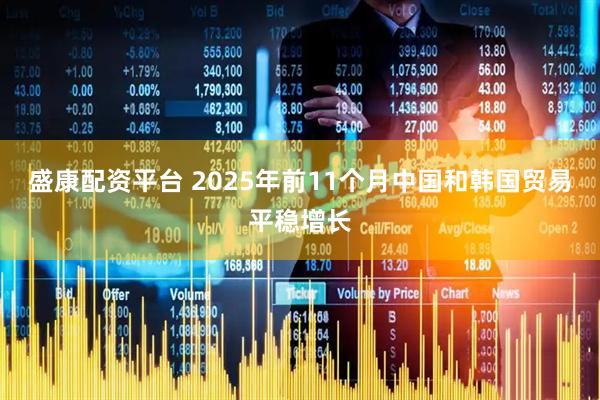 盛康配资平台 2025年前11个月中国和韩国贸易平稳增长